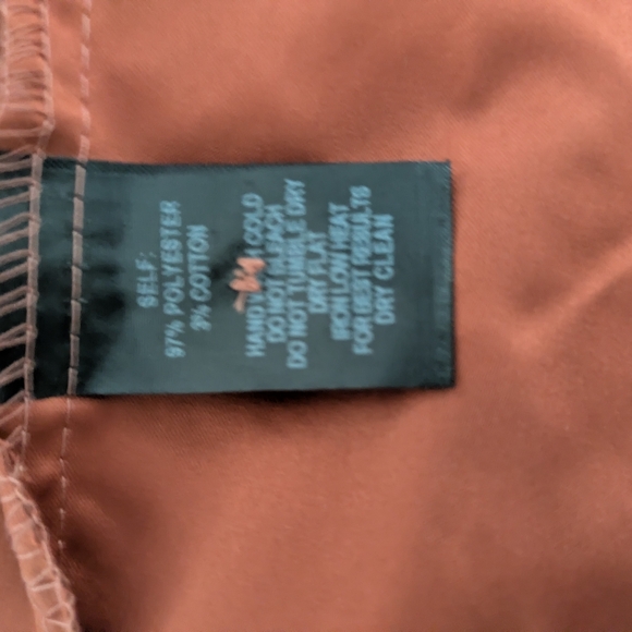 🆕 NWT Lulus terracota vegan washed faux suede midi dress - Picture 16 of 16